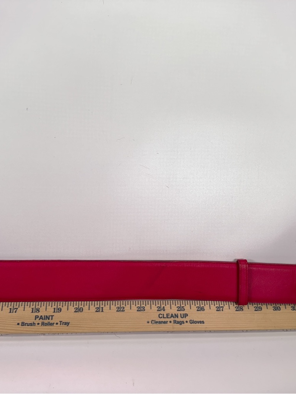 Ginnie Johansen Pink Leather Architectural Buckle Belt S - Picture 12 of 12